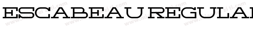 Escabeau Regular字体转换